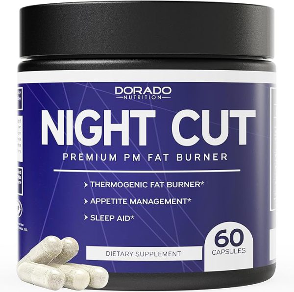 Night Time Fat Burner Pills - Thermogenic Weight Loss & Sleep Support - Appetite Suppressant, Metabolism Booster, Weight Loss Diet Pills - Grains of Paradise - Melatonin - Non-GMO & Vegan Capsules
